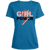 LST360 Ladies' Heather Scoop Neck Performance Tee