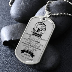 MY EVERYTHING - Graphical Dog Tag & Ball Chain