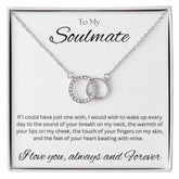 TO MY SOULMATE - One Wish - Perfect Pair Necklace (White background)