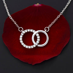 TO MY SOULMATE - Eternal - Perfect Pair Necklace (Black background)
