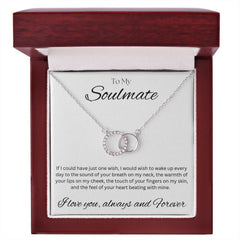 TO MY SOULMATE - One Wish - Perfect Pair Necklace (White background)