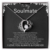 TO MY SOULMATE - Your Last - Forever Love Necklace (Black background)