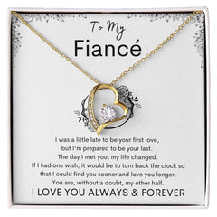 TO MY FIANCE - Your Last - Forever Love Necklace (White background)
