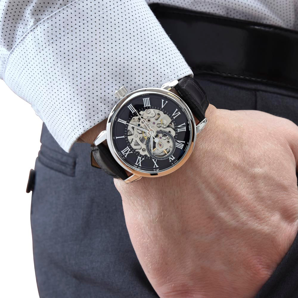 Men's Openwork Watch