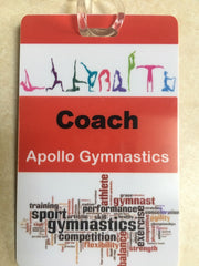 Gymnastics Bag Tag
