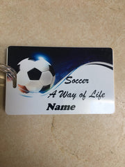 Soccer Bag Tag