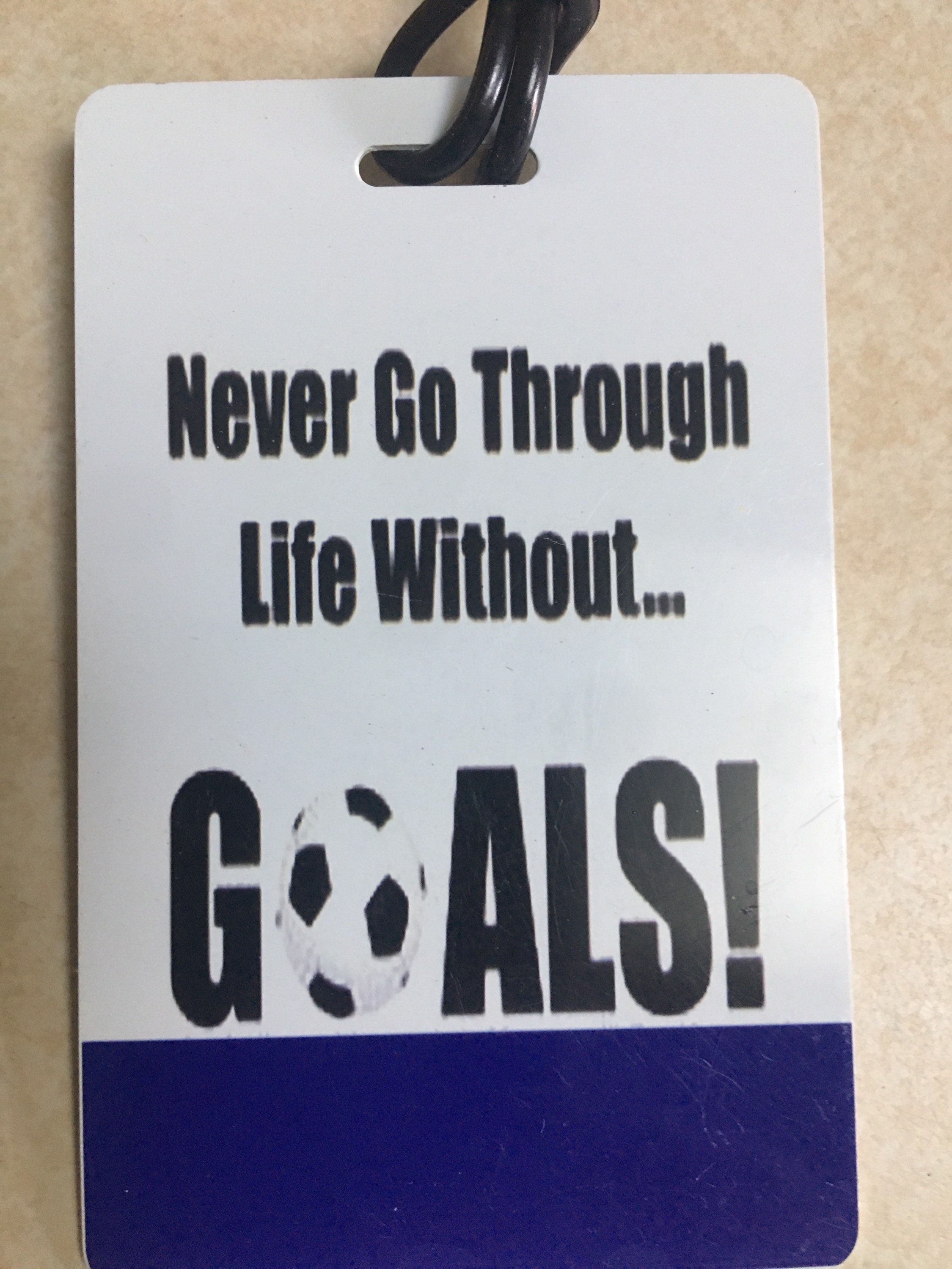 Soccer Bag Tag