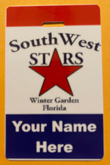Southwest Stars team bag tag