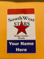 Southwest Stars team bag tag