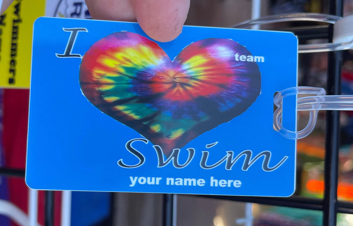 I heart to swim! I love to swim.