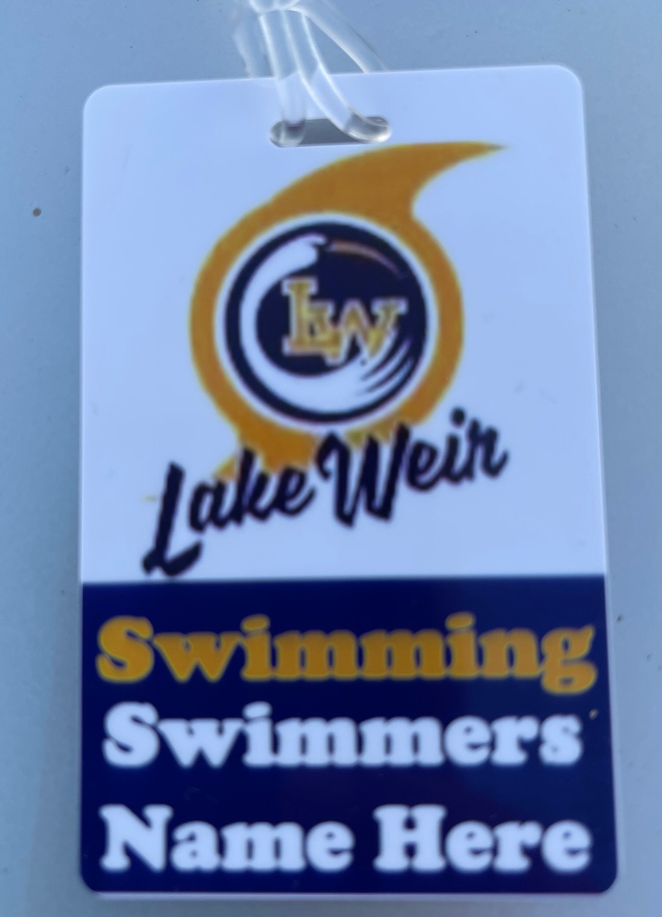 High School Bag Tags