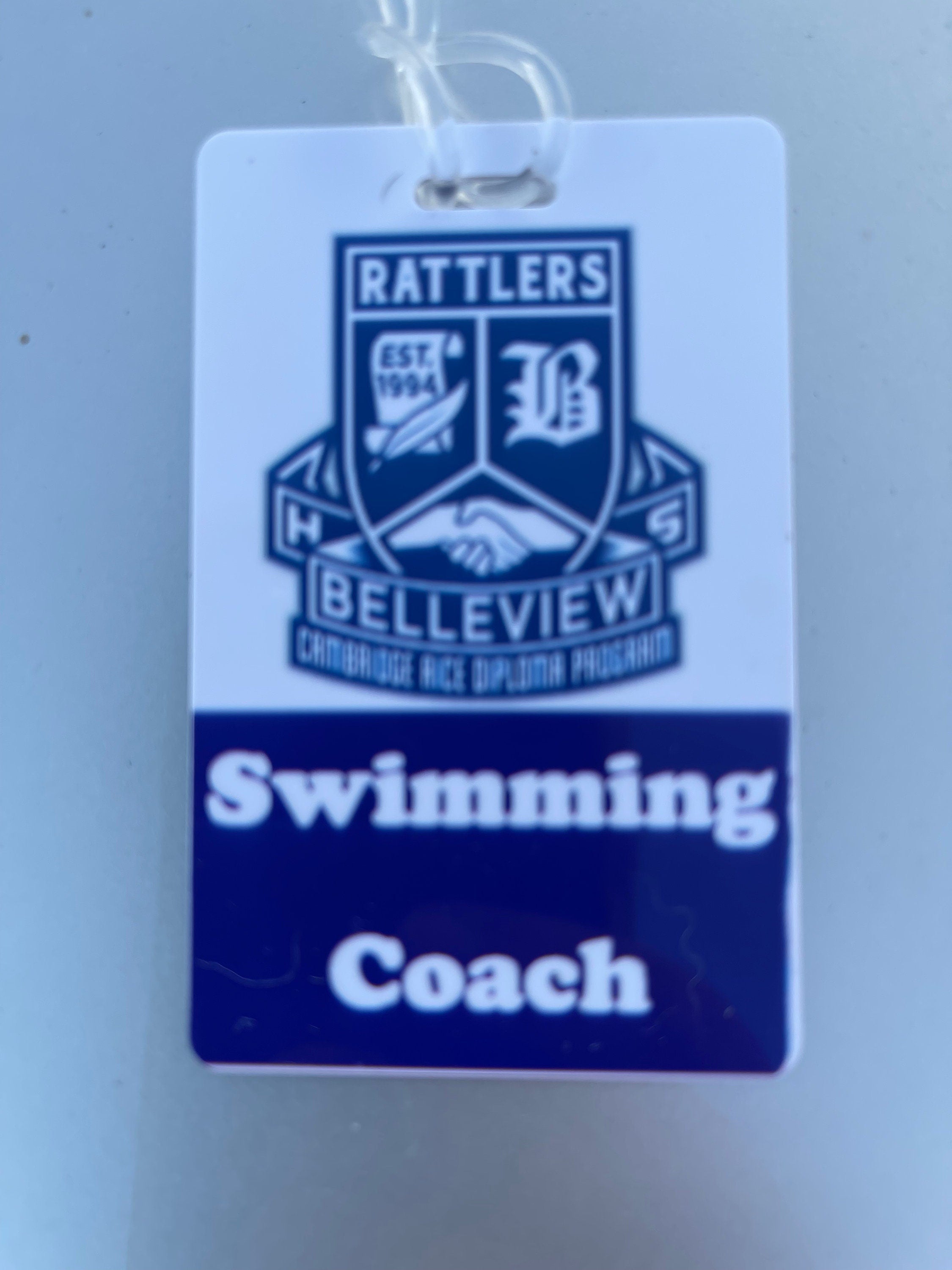 High School Bag Tags