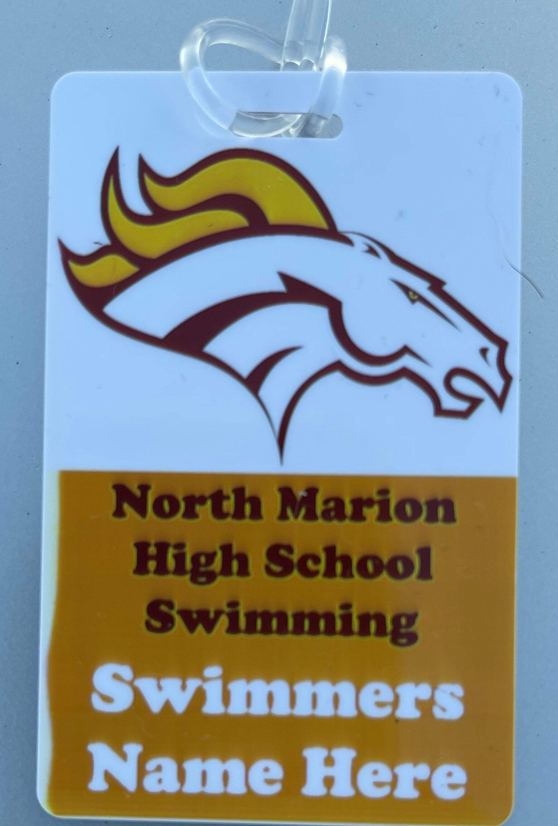 High School Bag Tags