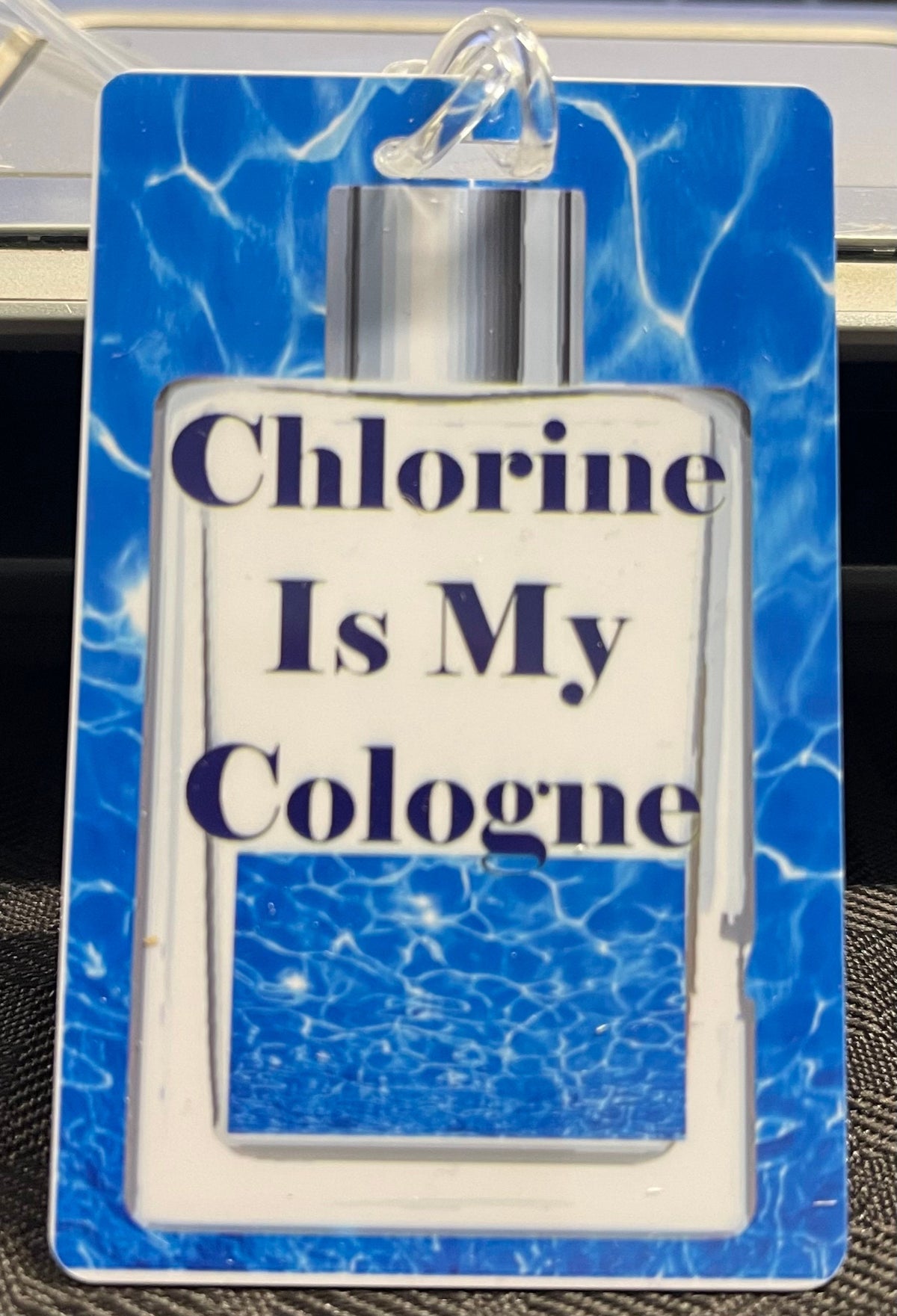 Chlorine is my Cologne Bag Tag