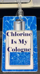 Chlorine is my Cologne Bag Tag