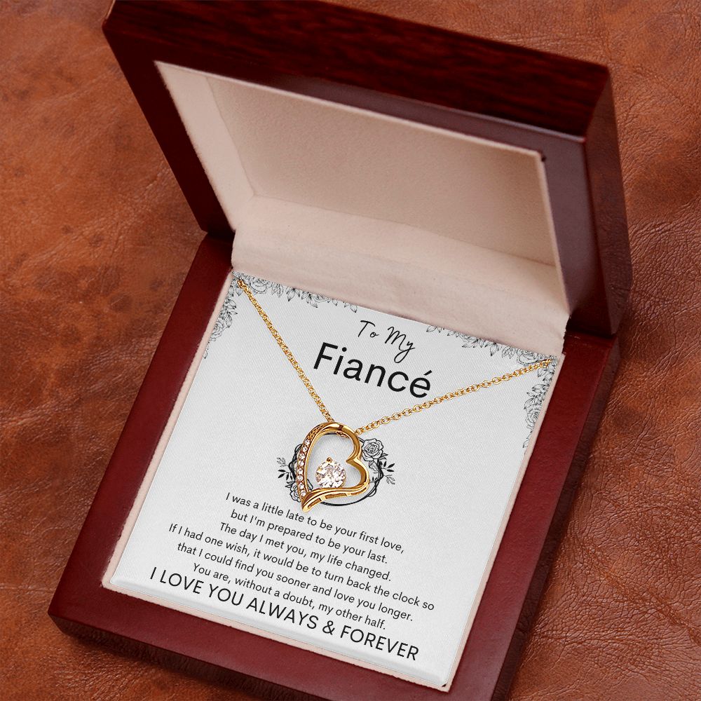 TO MY FIANCE - Your Last - Forever Love Necklace (White background)