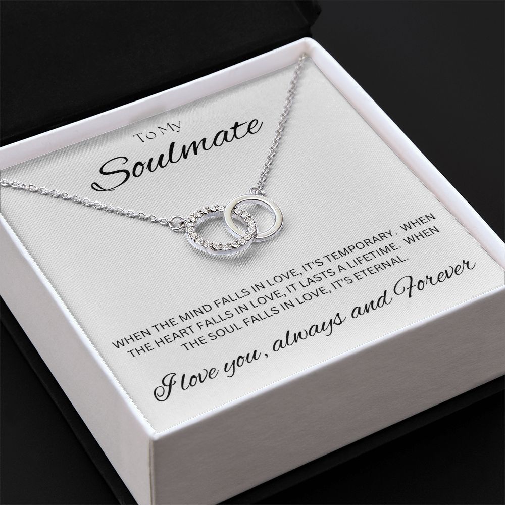 TO MY SOULMATE - Eternal - Perfect Pair Necklace (White background)