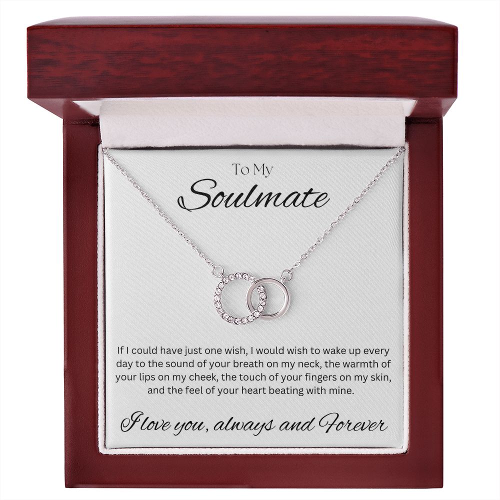 TO MY SOULMATE - One Wish - Perfect Pair Necklace (White background)