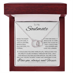 TO MY SOULMATE - Always and Forever - Perfect Pair Necklace (White background)