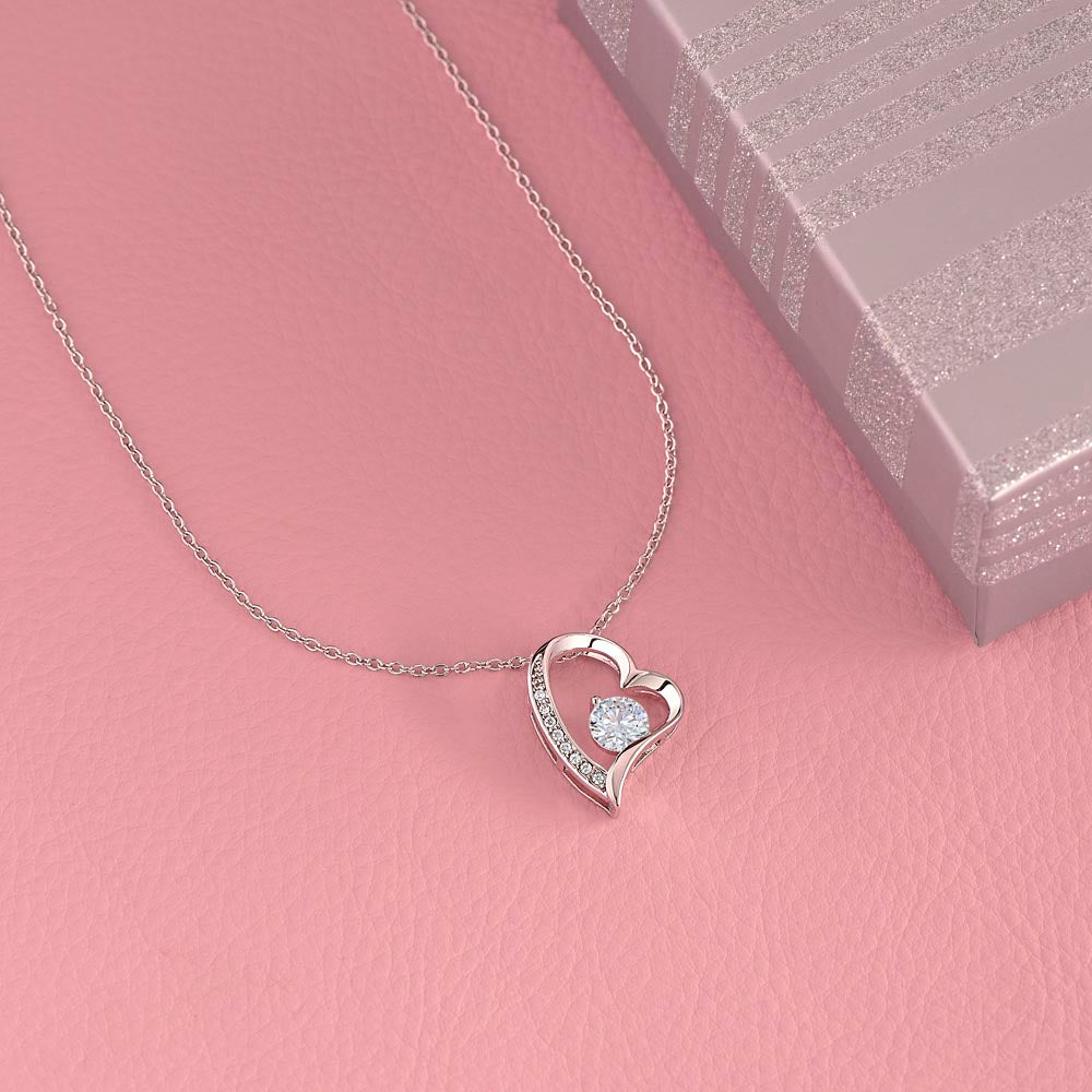 TO MY FUTURE WIFE - Your Last - Forever Love Necklace (Black background)