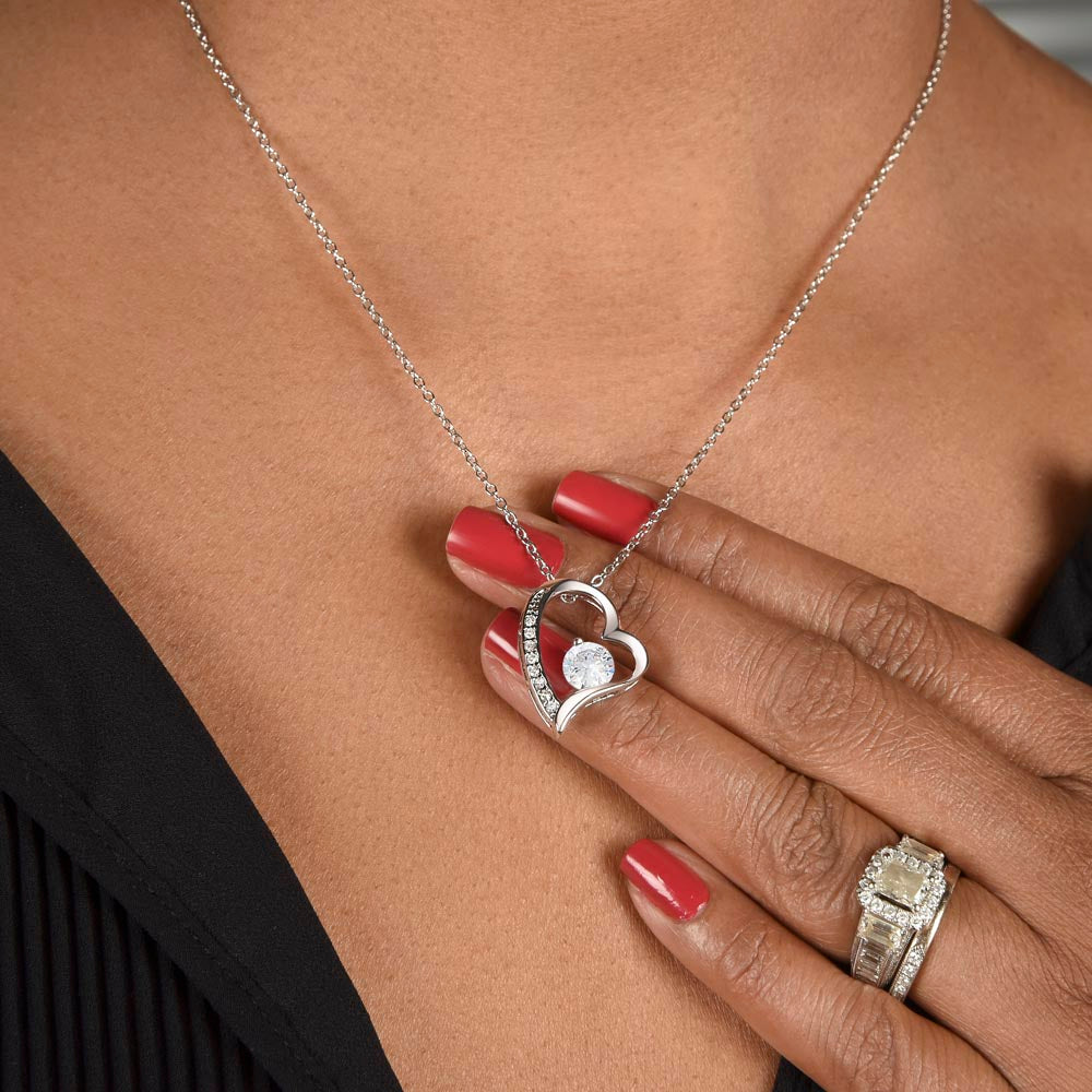 TO MY FUTURE WIFE - My Other Half - Forever Love Necklace (Black background)