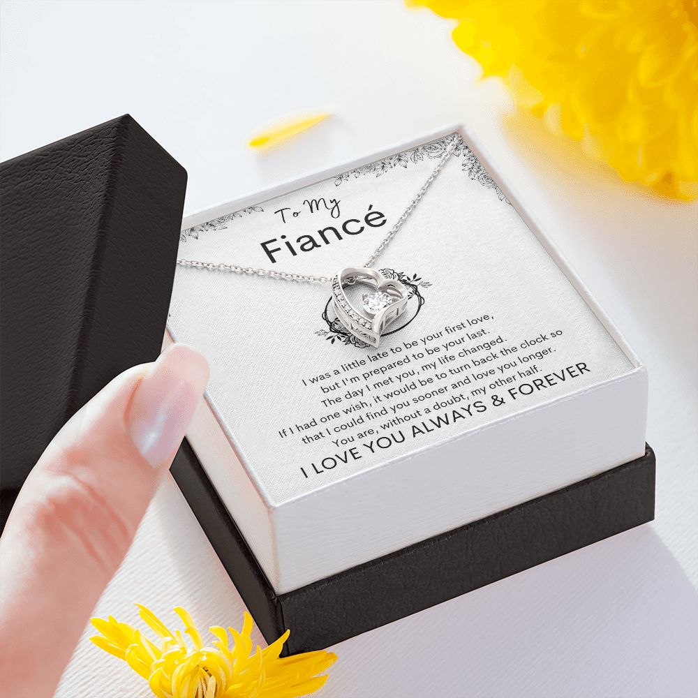 TO MY FIANCE - Your Last - Forever Love Necklace (White background)