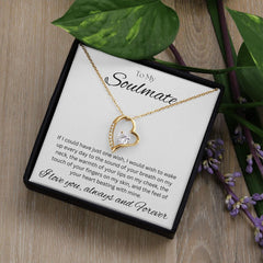 TO MY SOULMATE - Always and Forever - Forever Love Necklace (White background)